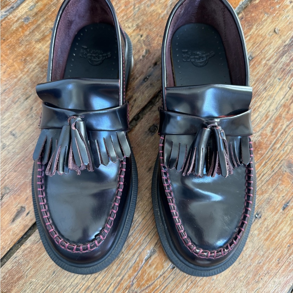 Dr martens Adrian cherry Arcadia loafers women’s 7
